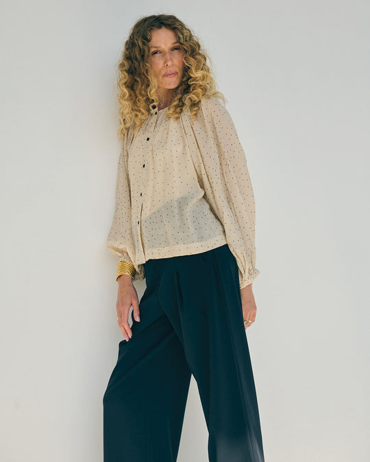 La Rouge Dot Shirt sand