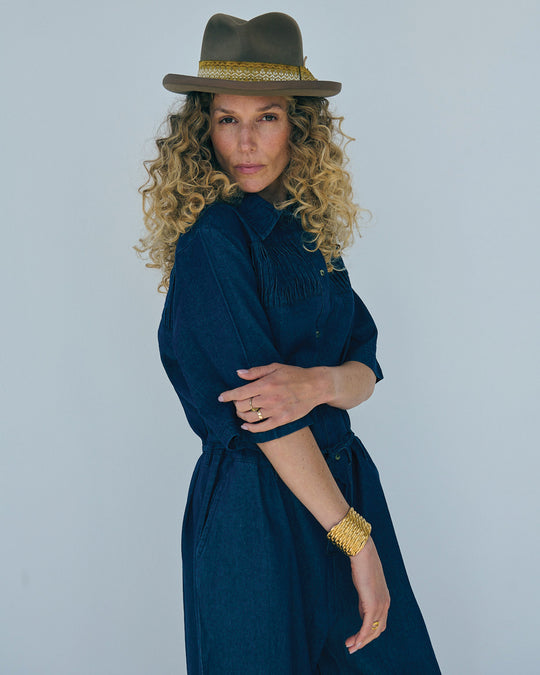 La Rouge Luna Cat Suit medium denim
