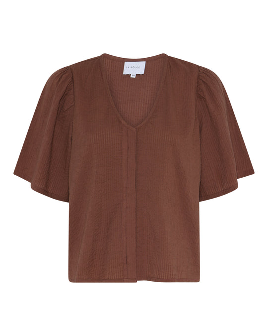 La Rouge Sienna Short Sleeve Chestnut