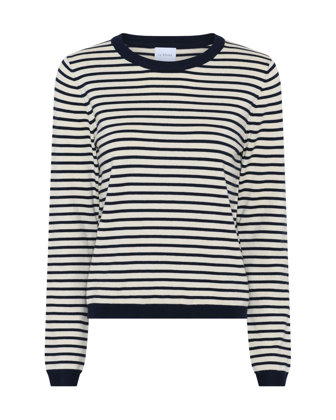 La Rouge Sailor L/s Knit Offwhite/navy Stripe