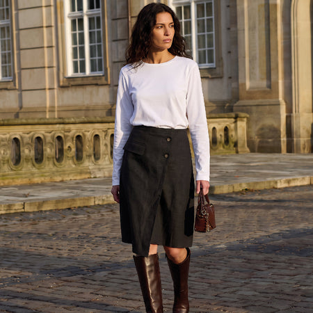 La Rouge Malene Skirt Black