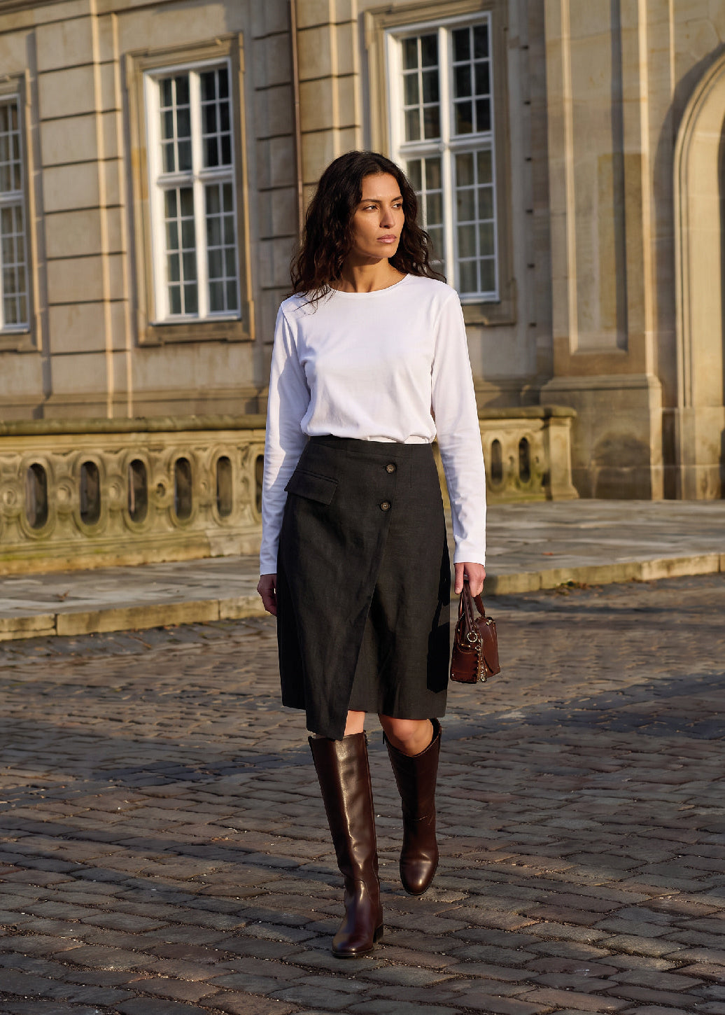 La Rouge Malene Skirt Black