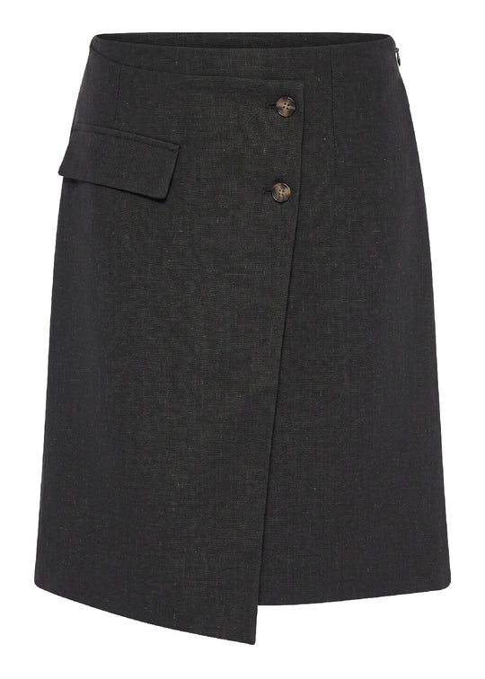 La Rouge Malene Skirt Black