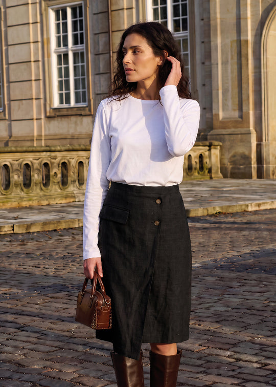 La Rouge Malene Skirt Black