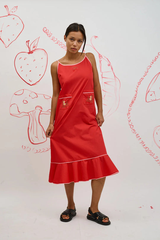 Helmstedt Luna Dress Red Strawberry