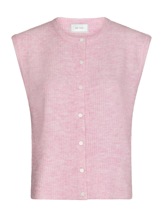 Neo Noir Everest Knit Vest Light Pink