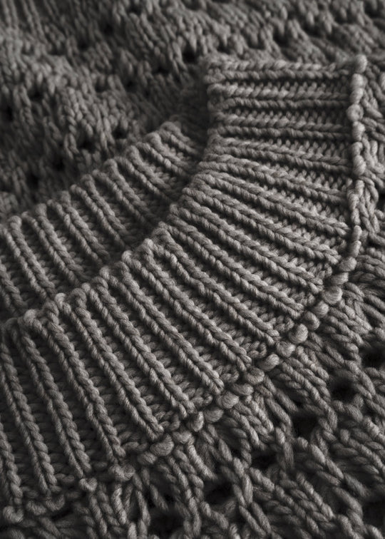 Noella Loranne Knit Dark Grey