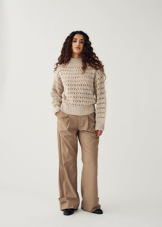 Noella Loranne Knit Oatmel