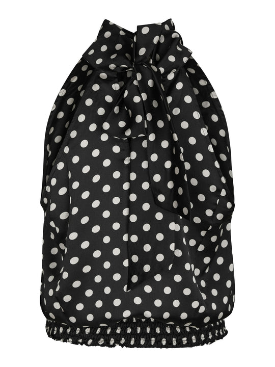 Neo Noir Jos Dot Top Black