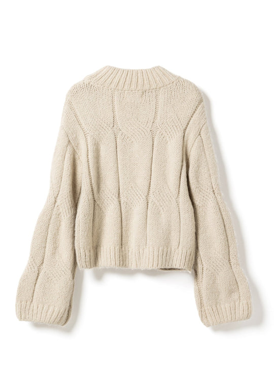 Noella Lynx Knit Ivory