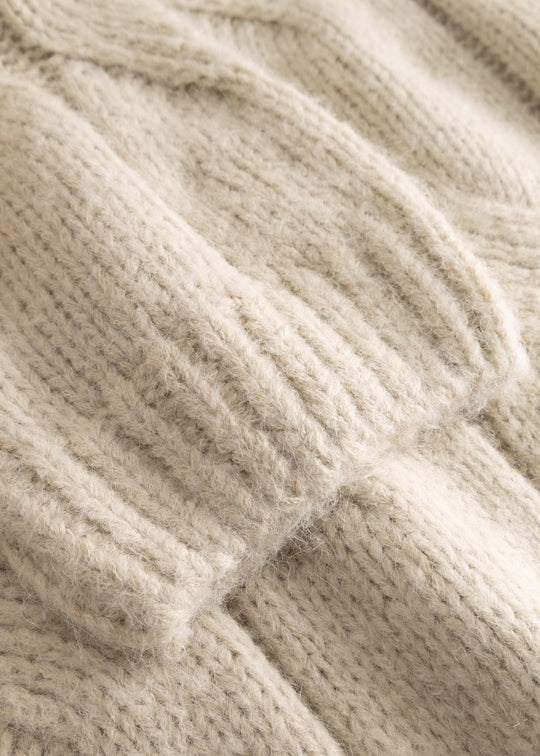 Noella Lynx Knit Ivory