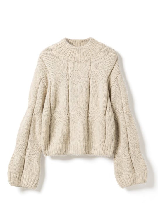 Noella Lynx Knit Ivory