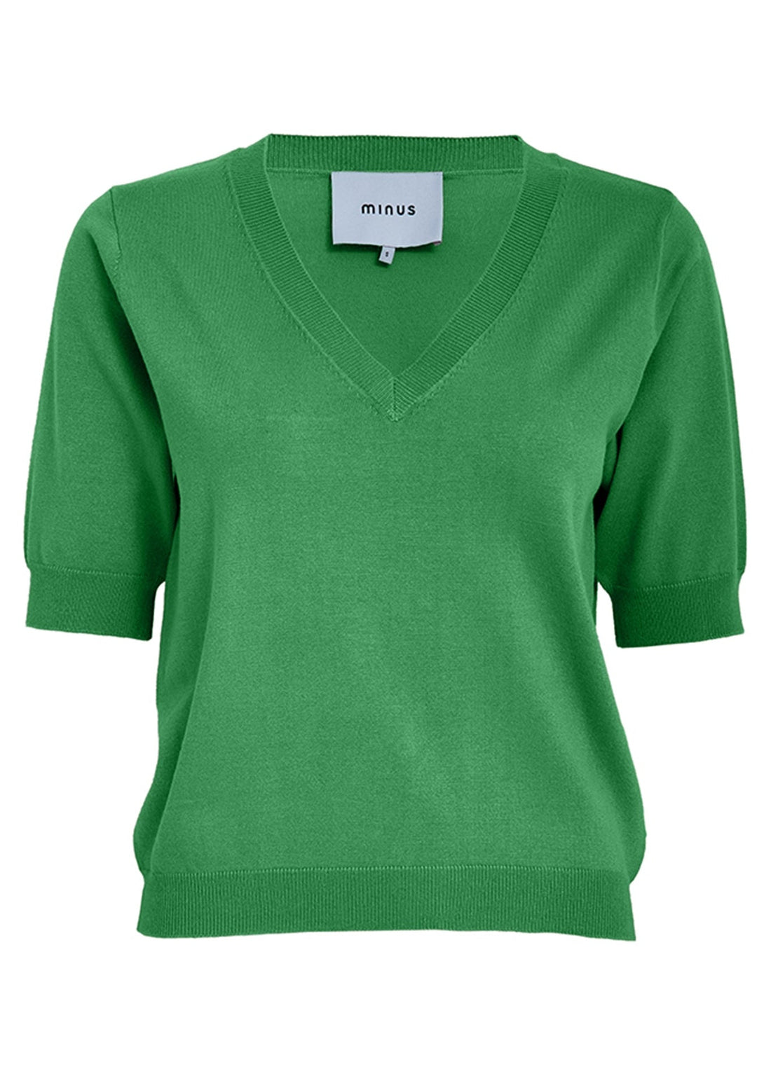 Minus MSMilla V-Neck Knit Tee Greenbriar