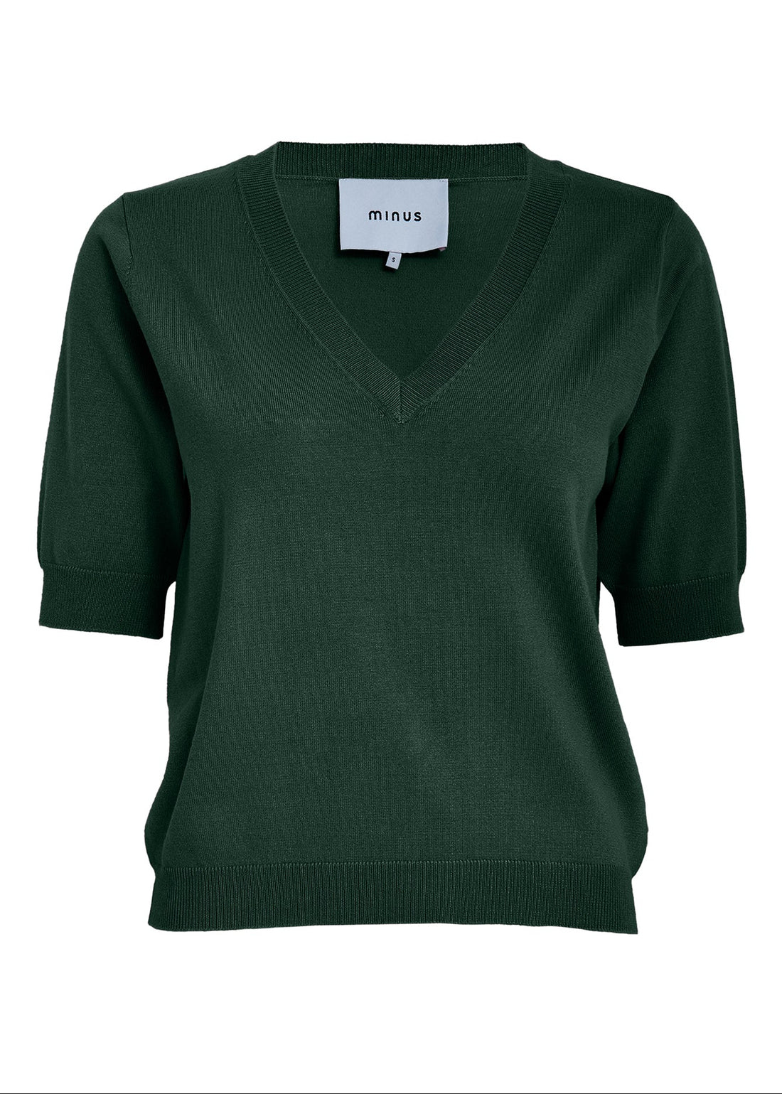 Minus MSMilla V-Neck Knit Tee Green Gables
