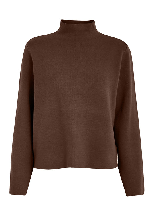 Minus MSLupi High Neck Knit Pullover Tiramisu