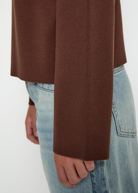 Minus MSLupi High Neck Knit Pullover Tiramisu