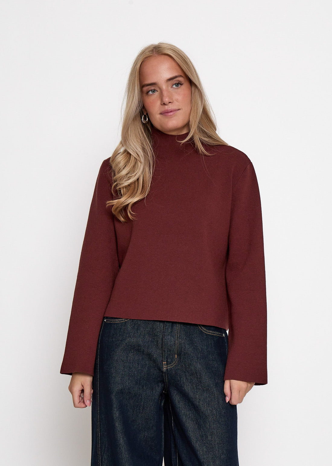 Minus MSLupi High Neck Knit Pullover Andorra Red