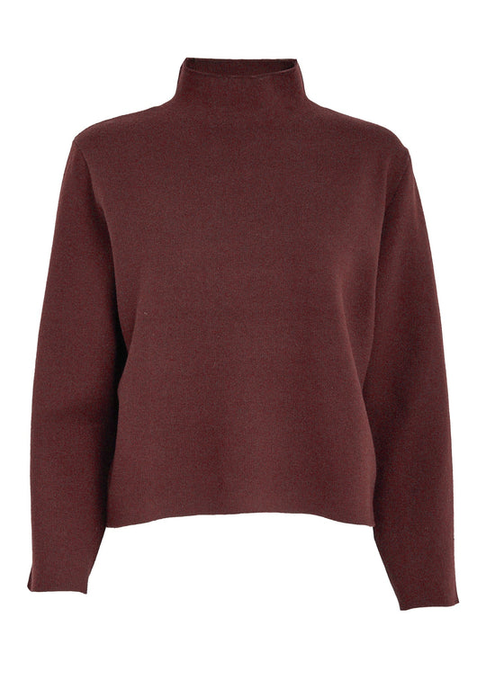 Minus MSLupi High Neck Knit Pullover Andorra Red