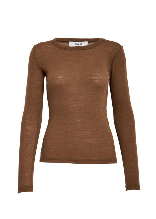 Minus MSCally Long Sleeve Top Tiramisu