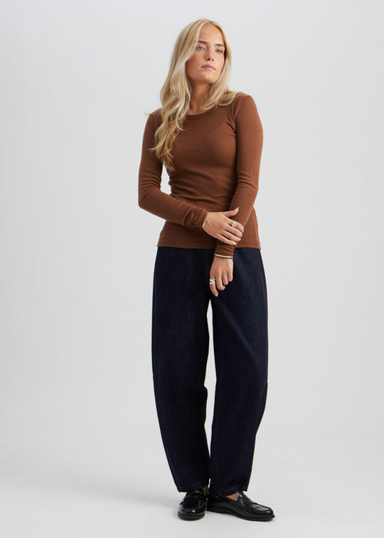 Minus MSCally Long Sleeve Top Tiramisu