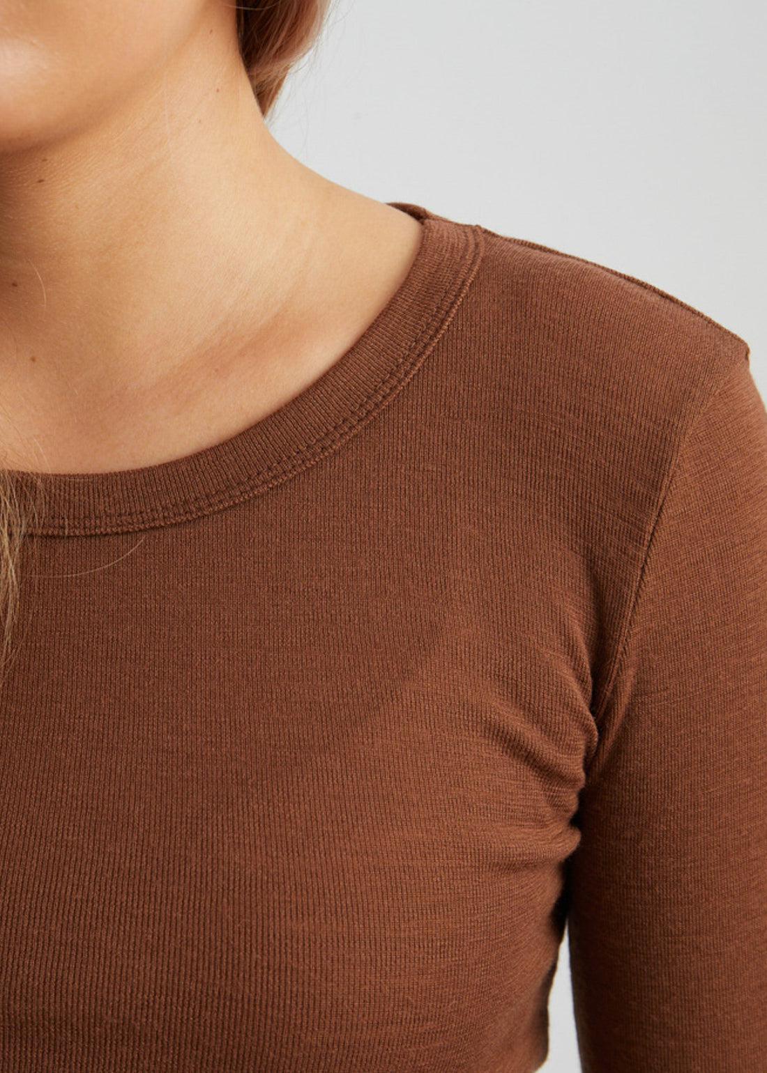 Minus MSCally Long Sleeve Top Tiramisu