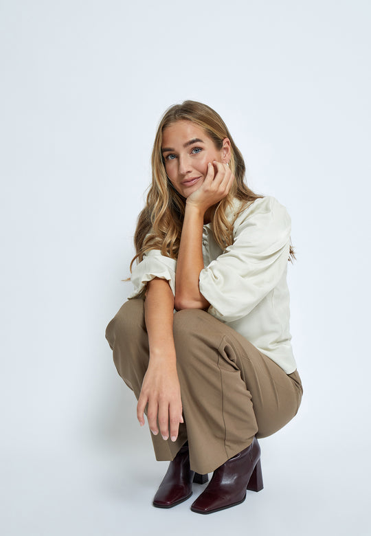 Minus MSSherina 3/4 Sleeve Shirt Light Birch