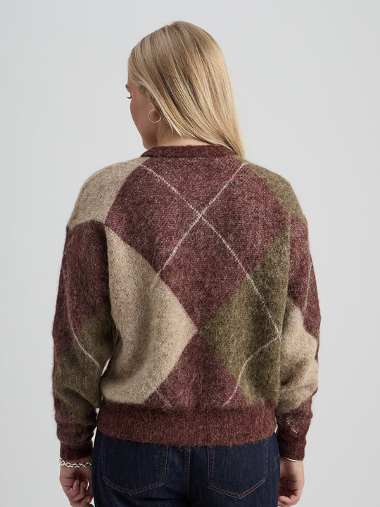 Minus MSRevea Knit Pullover Maroon Red
