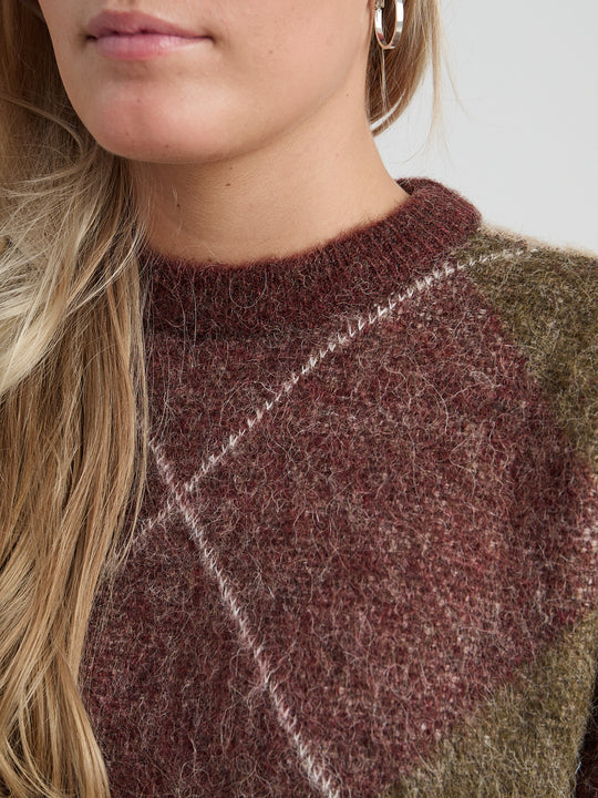 Minus MSRevea Knit Pullover Maroon Red