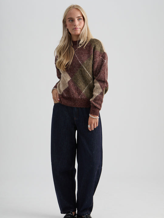 Minus MSRevea Knit Pullover Maroon Red