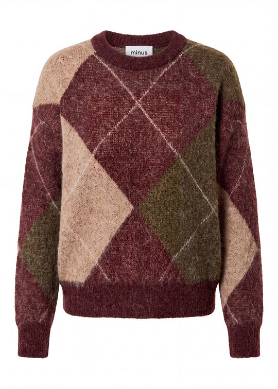Minus MSRevea Knit Pullover Maroon Red