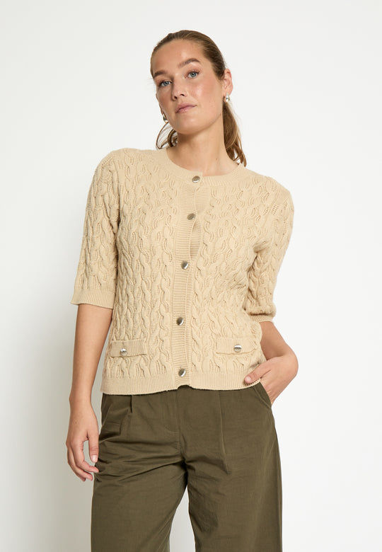 Minus MSFilucca Knit Cardigan Sand