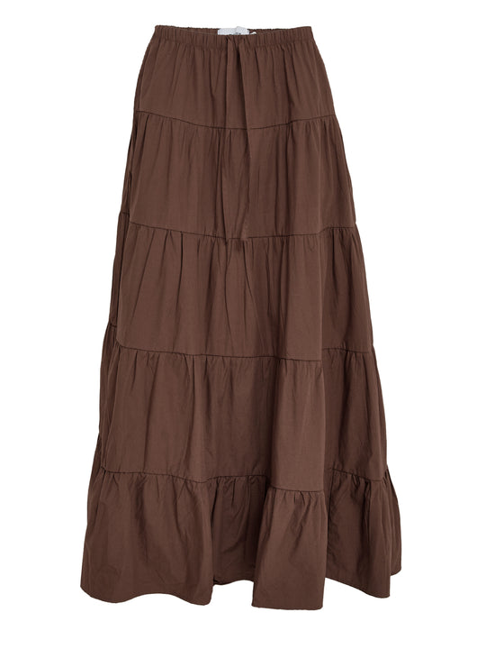 Minus MSFreya Maxi Skirt Chestnut