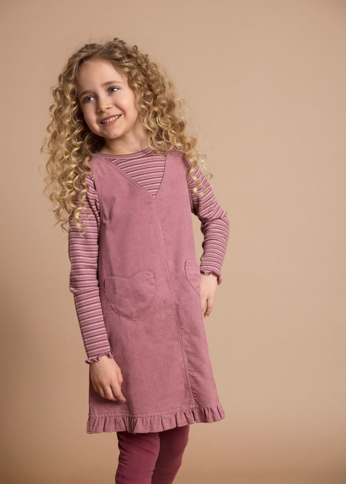 Minymo Spencer Cord w. Lining Nostalgia Rose