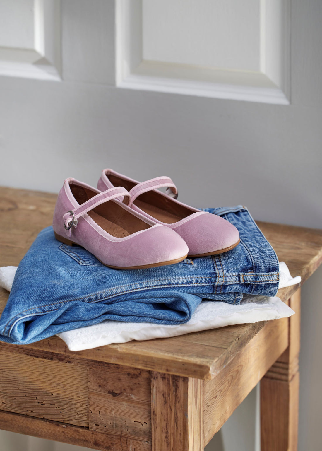 Atone Mary Jane Ballerina Pink