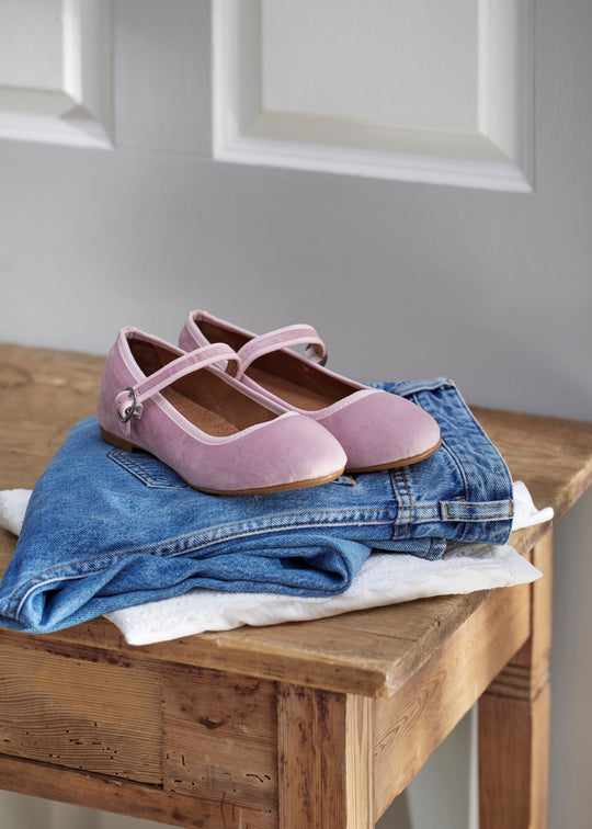 Atone Mary Jane Ballerina Pink