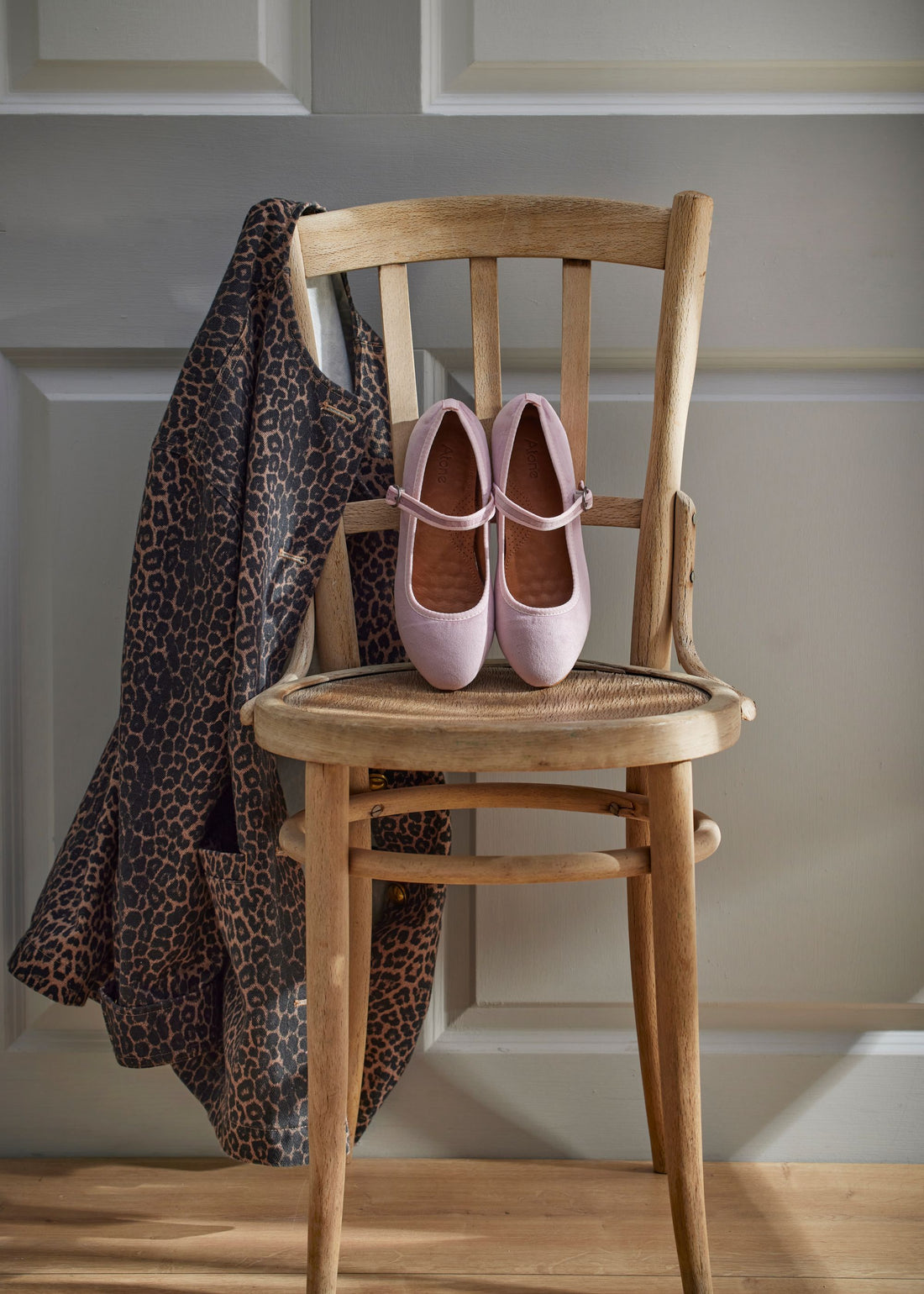 Atone Mary Jane Ballerina Pink