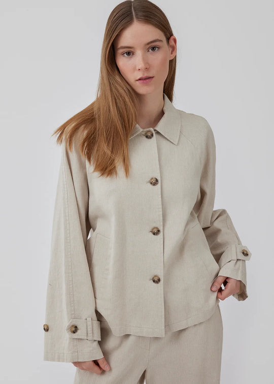 Modström ParkMD short jacket Cream Milk