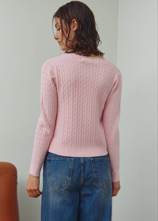 Noella N-Laliah Knit Cardigan Baby Pink