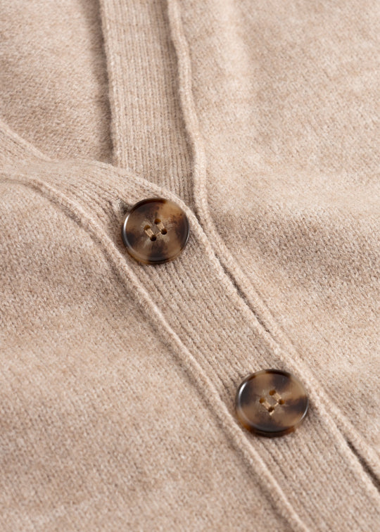 Noella N-Marilynn Knit Vest Sand Melange