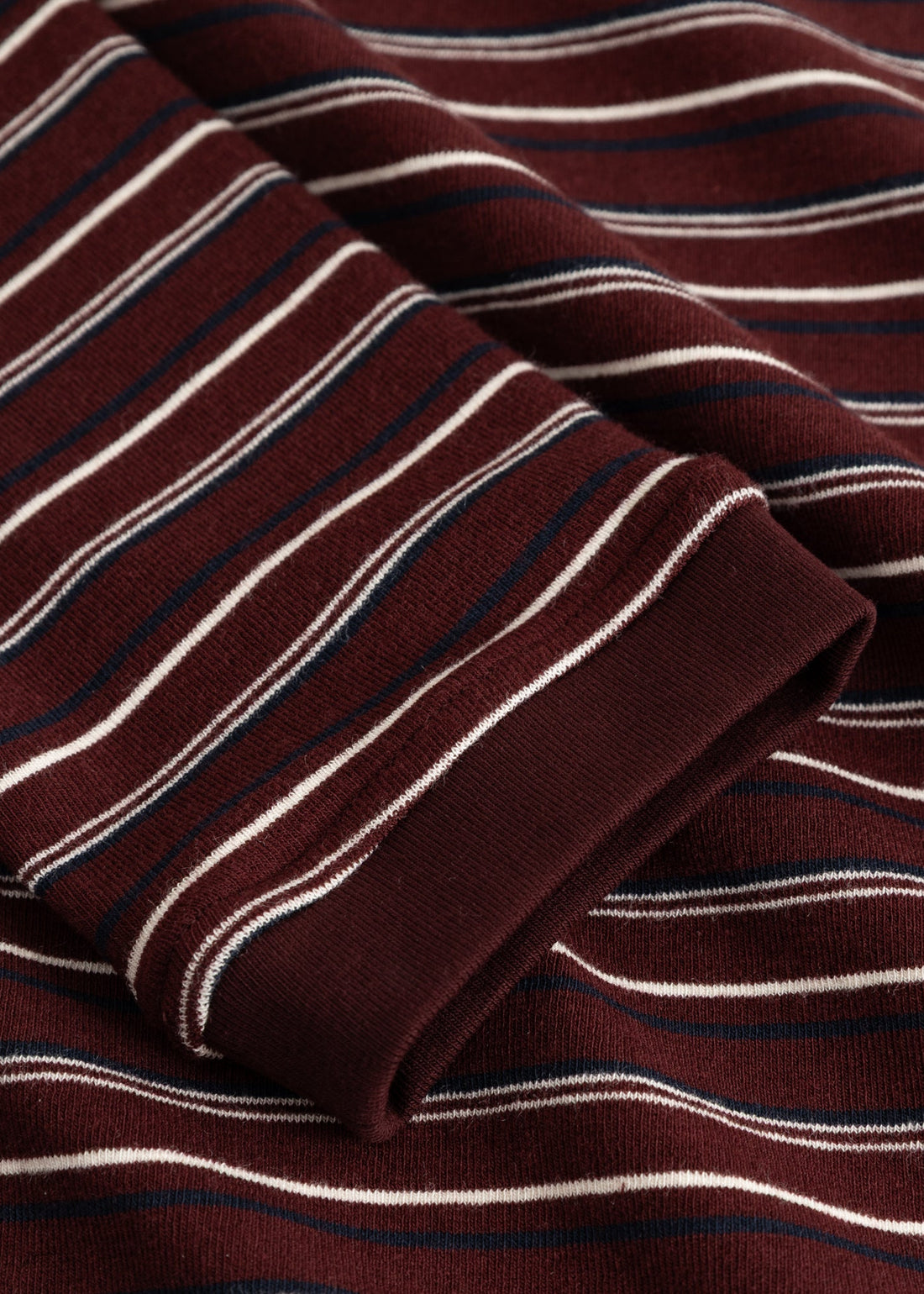 Noella N-Mykel LS Top Dizzy Burgundy Stripe