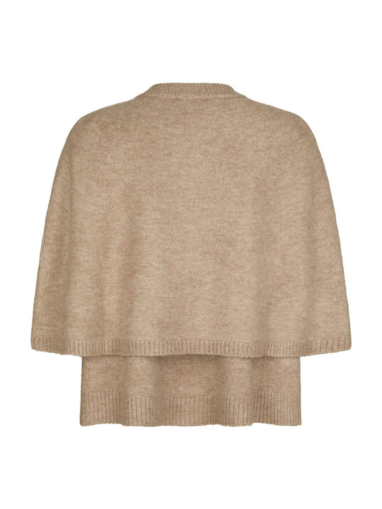 Neo Noir Josei Double Knit Cape Beige Melange