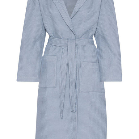 Basic Apparel Nora Long Robe GOTS ashley blue