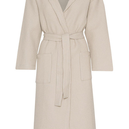 Basic Apparel Nora Long Robe GOTS feather gray
