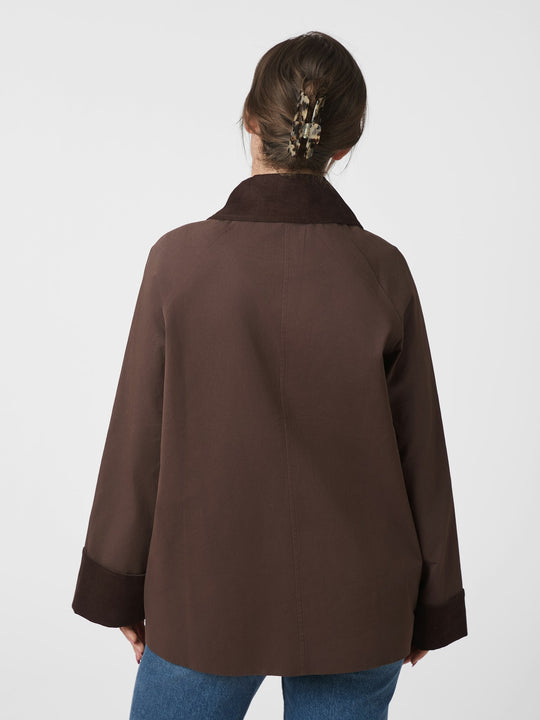 Pre-order uge 30. Neo Noir Anastacia Cord Jacket Brown