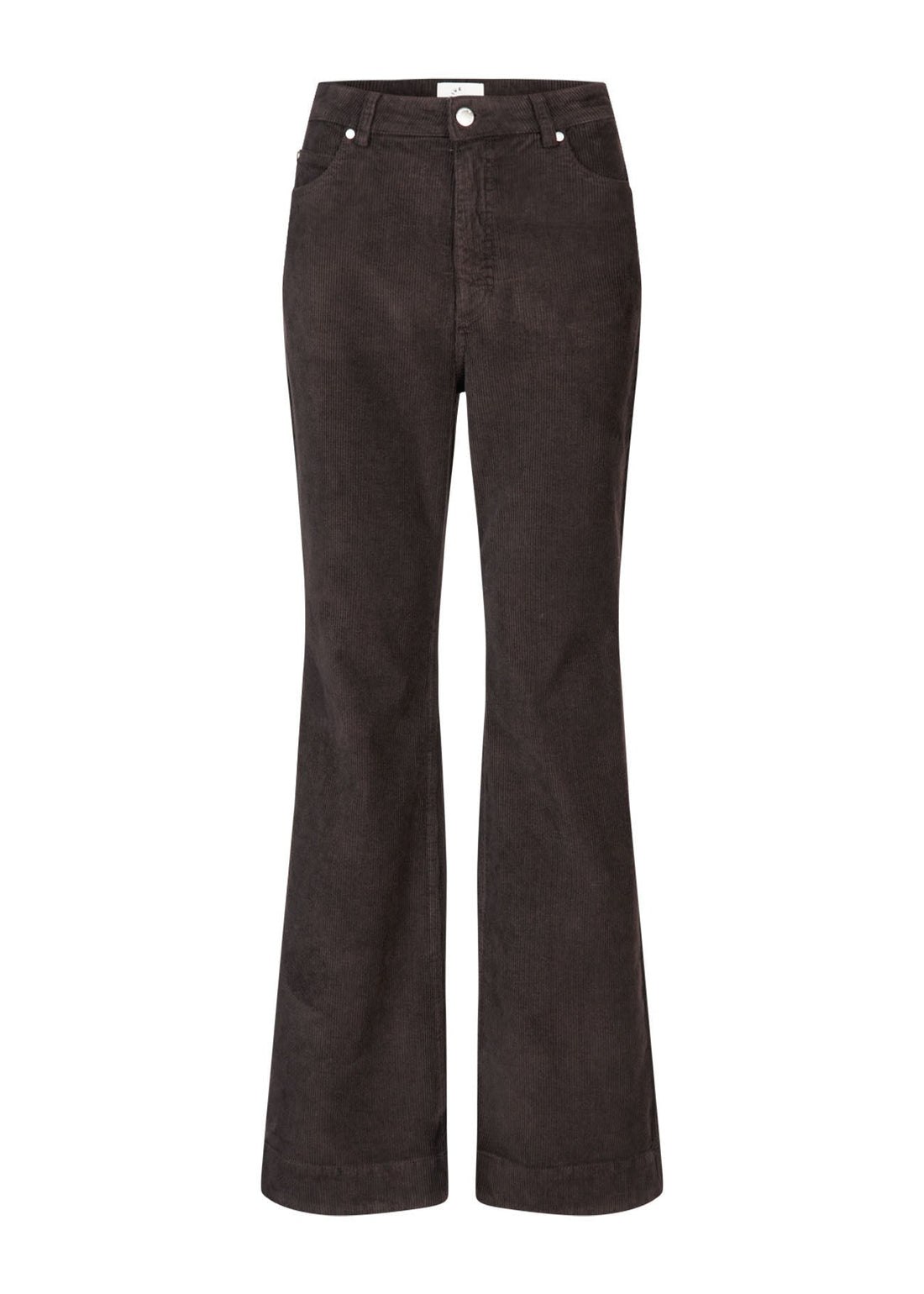 Five Units Odettefv pants Dark Coffee corduroy (brown)
