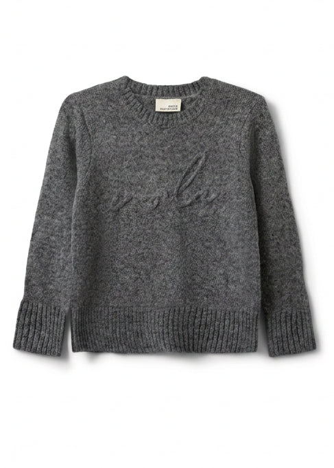 Sofie Schnoor Minnikkb Knit Dark Grey Melange
