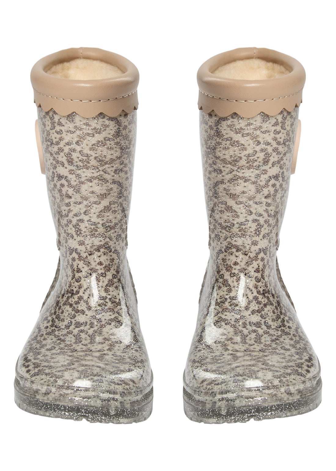 Sofie Schnoor Mellykb Rubber Boot W. Lining Off White W AOP