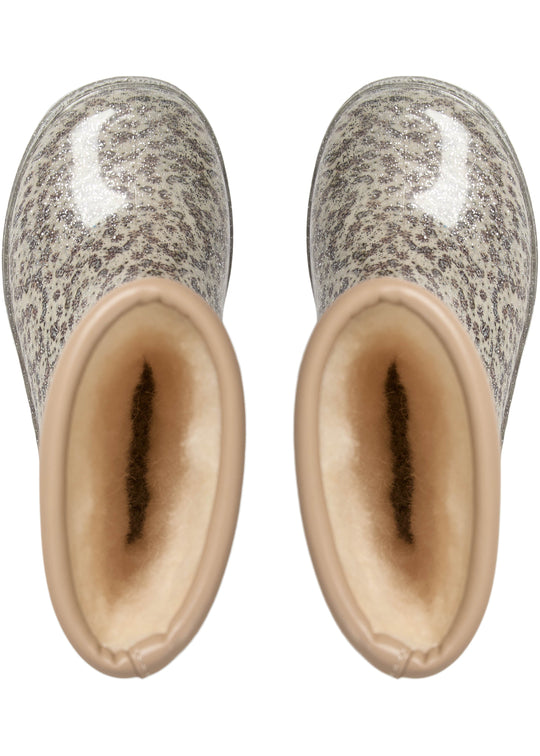 Sofie Schnoor Mellykb Rubber Boot W. Lining Off White W AOP