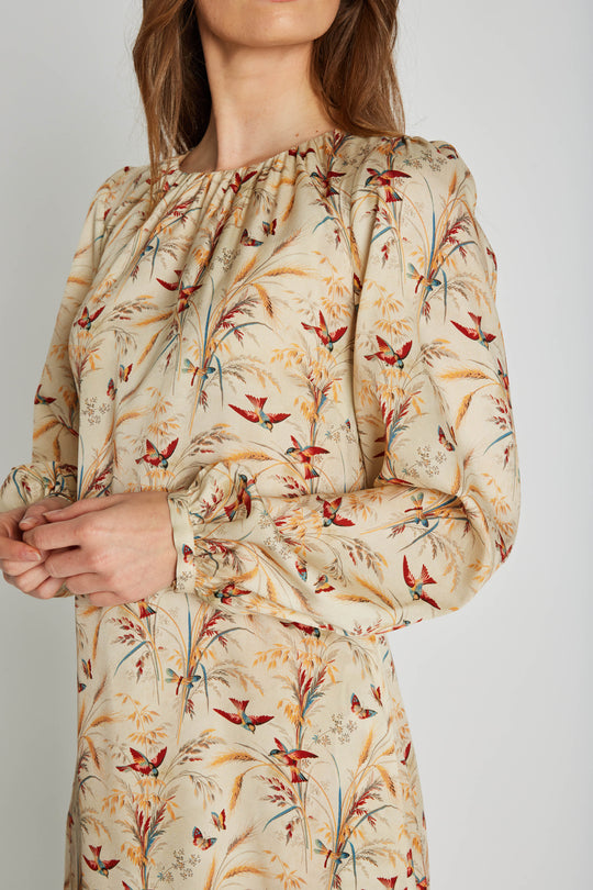 PBO Pepmo silk dress Nature