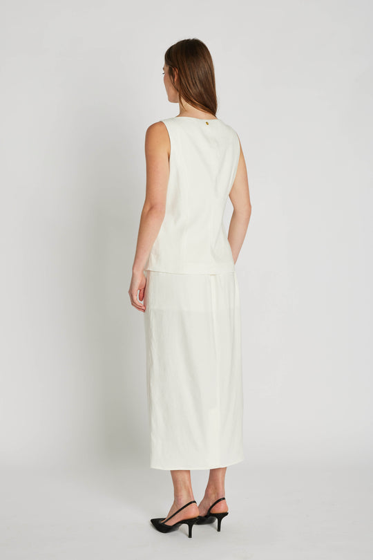 PBO Kuma skirt star White
